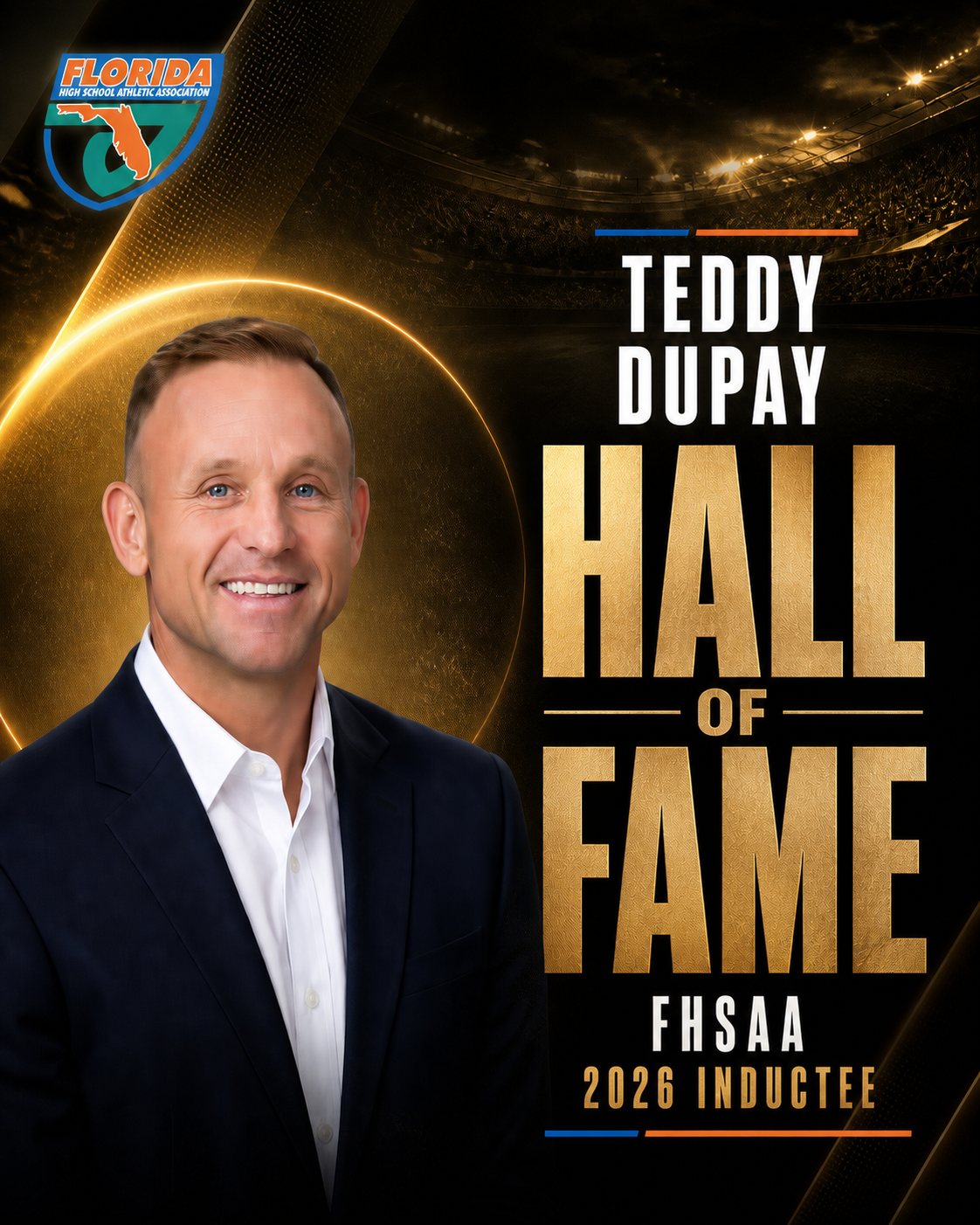 Teddy Dupay — FHSAA Hall of Fame, 2026 Inductee